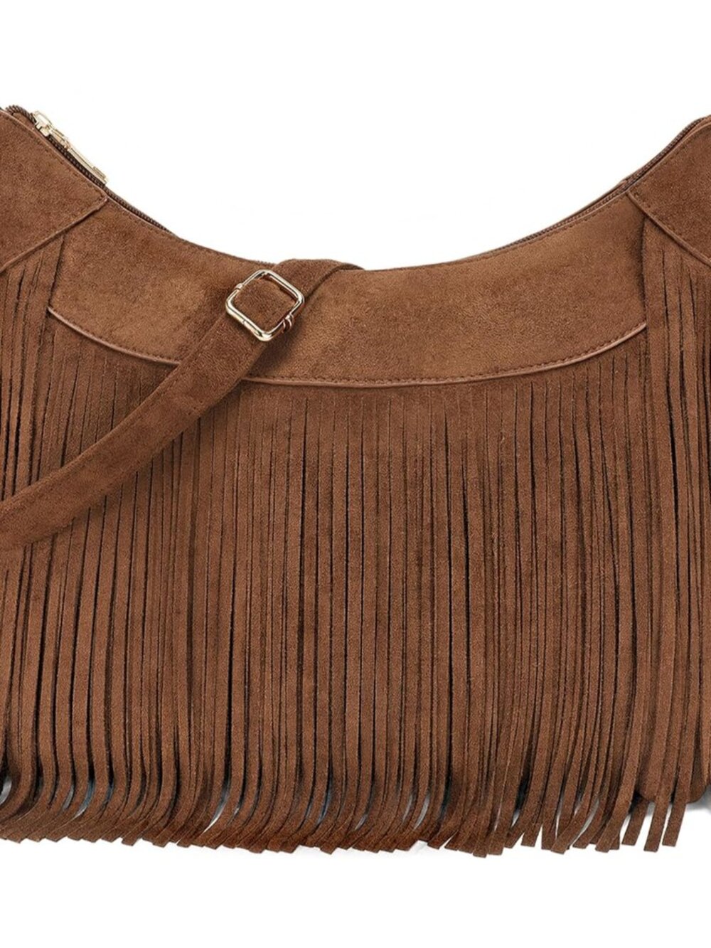 Fringe Purse for Women Western Shoulder Bags Summer Large Suede Crossbody Cowgir